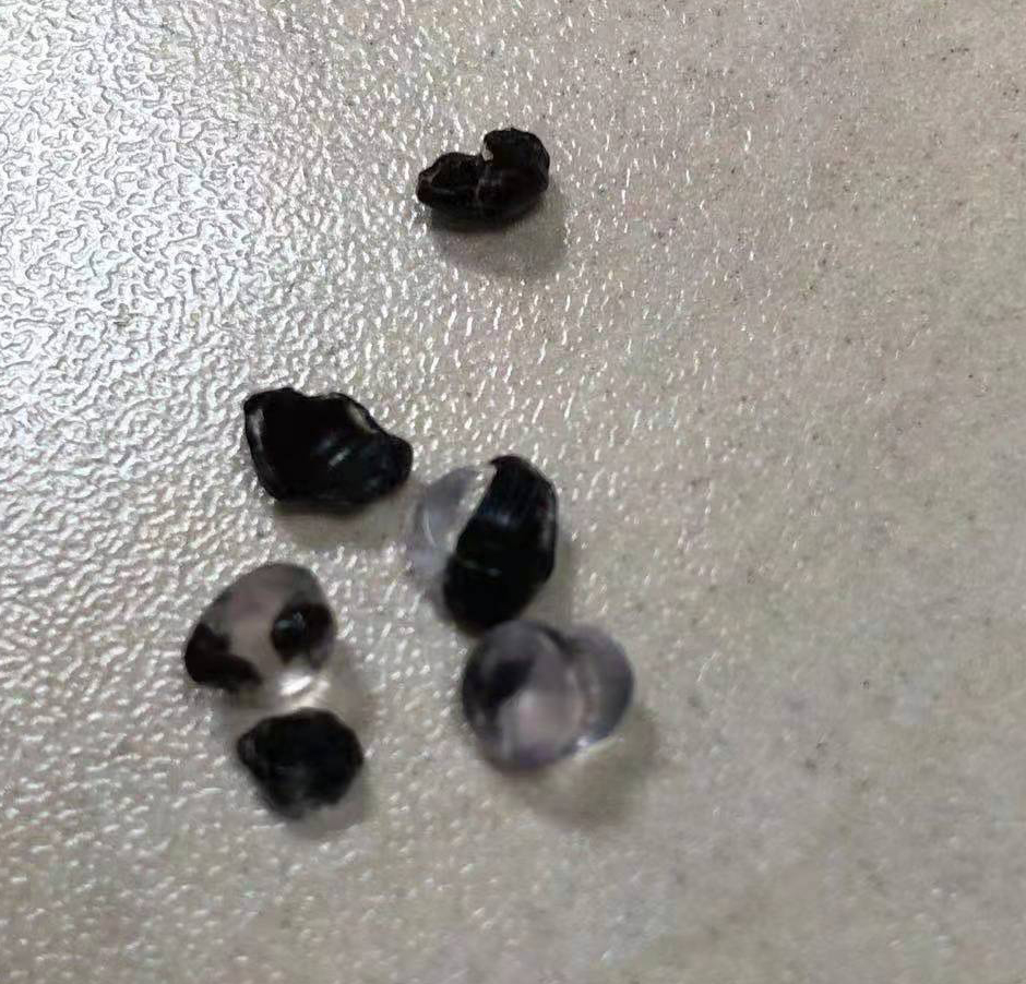 造粒過程中有黑點現象